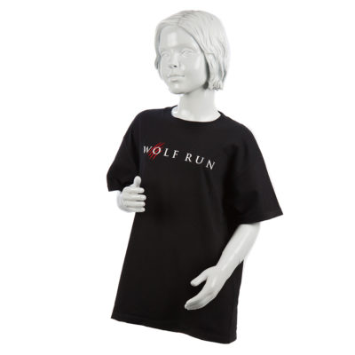 Wolf Kids Cotton T-Shirt Black