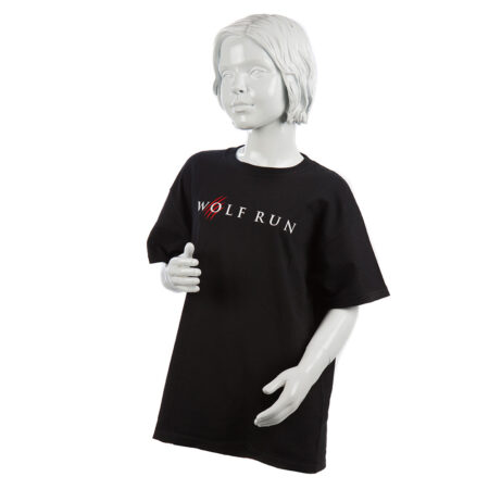 Wolf Kids Cotton T-Shirt Black