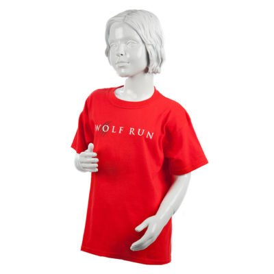 Wolf Kids Cotton T-Shirt Red